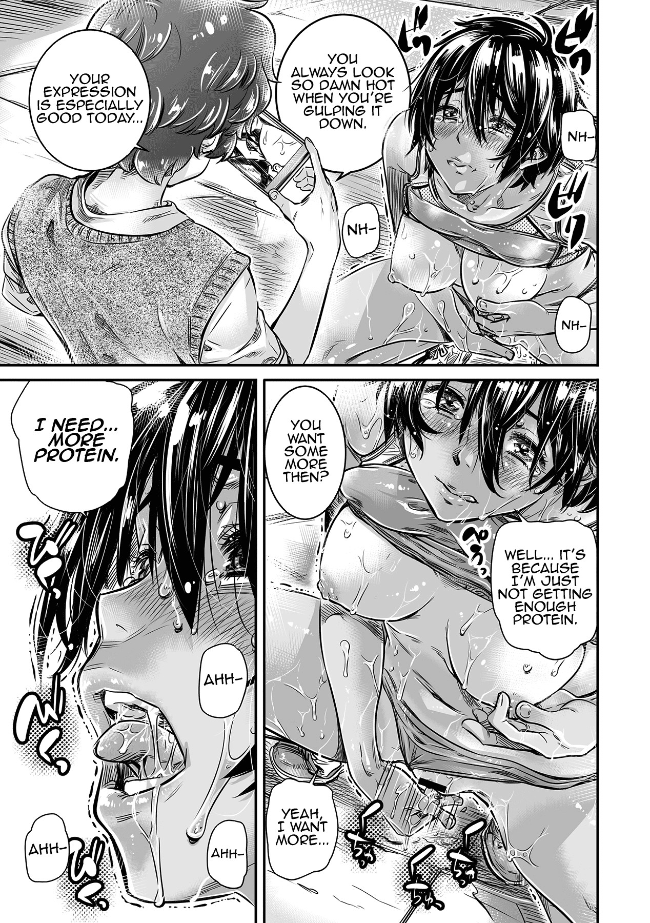 Hentai Manga Comic-175cm Tall Track and Field Girl Really Wants To Drink Her Kouhai's Semen-Read-27